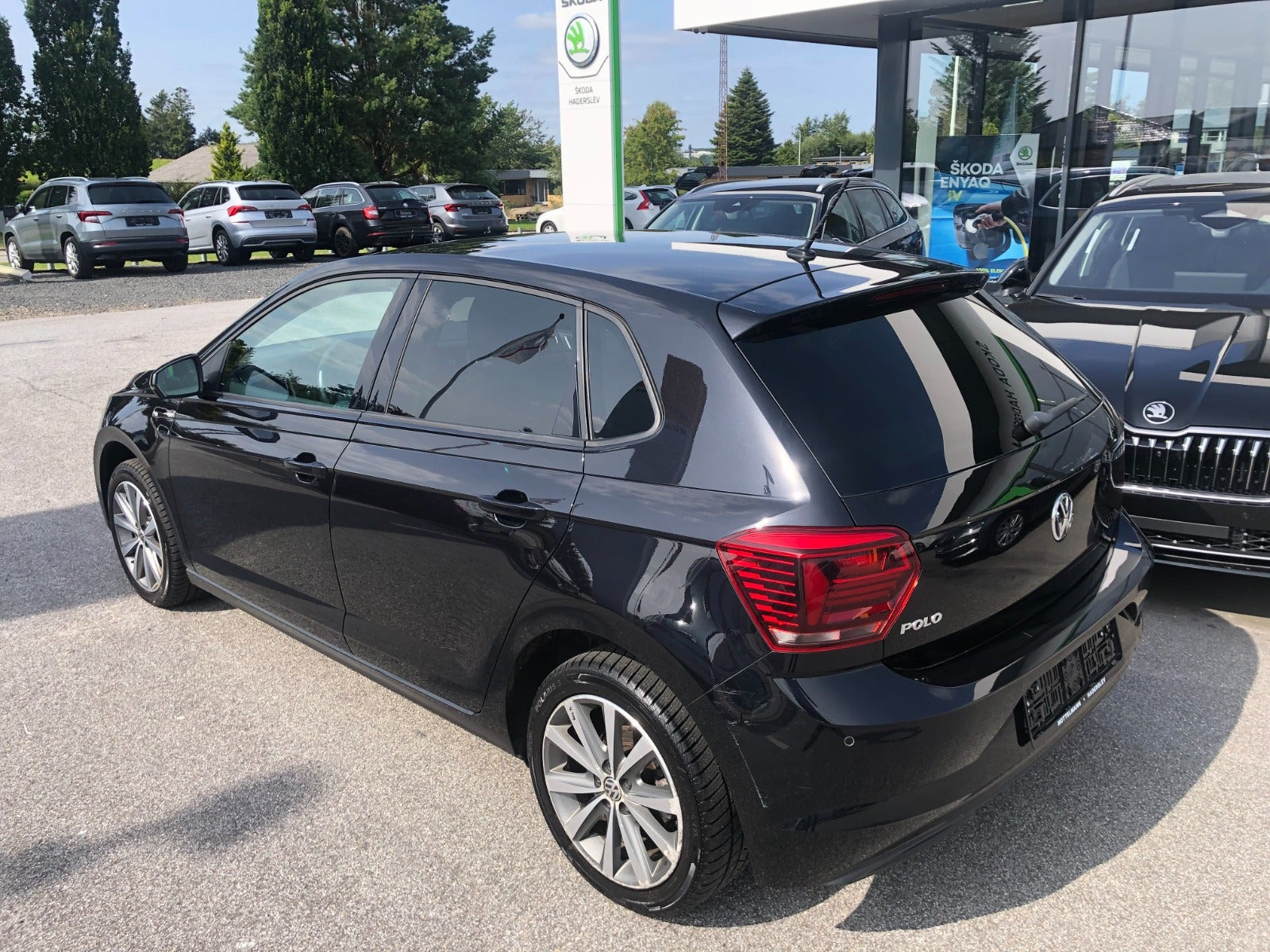 Sort VW Polo fra 2018
