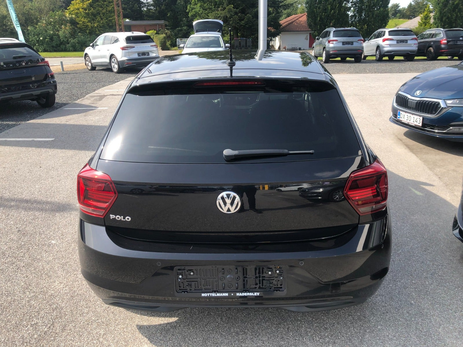 Sort VW Polo fra 2018