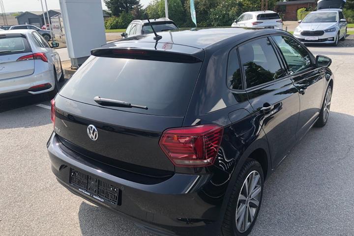 Sort VW Polo fra 2018