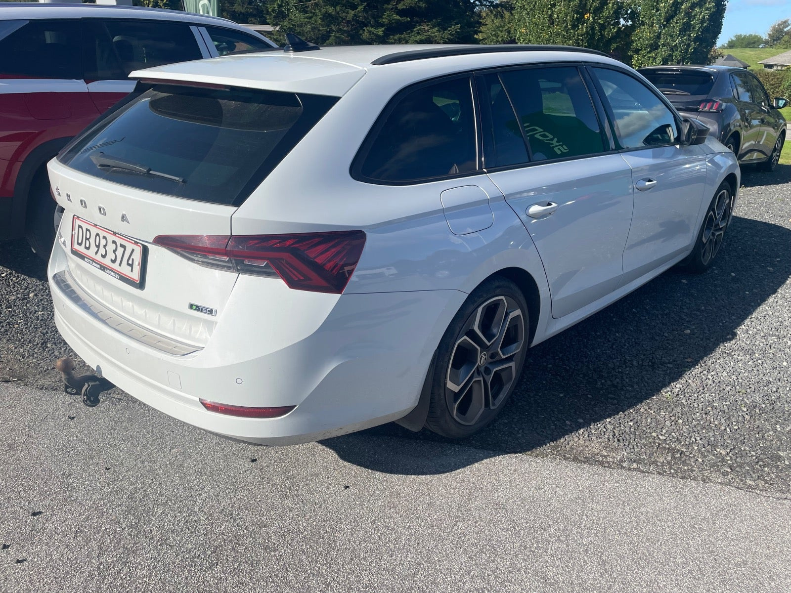 Hvid Skoda Octavia fra 2021