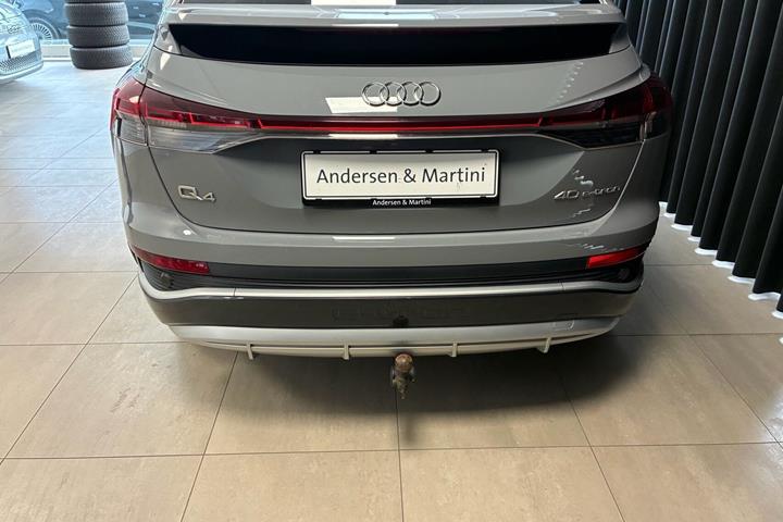 Grå Audi Q4 fra 2021