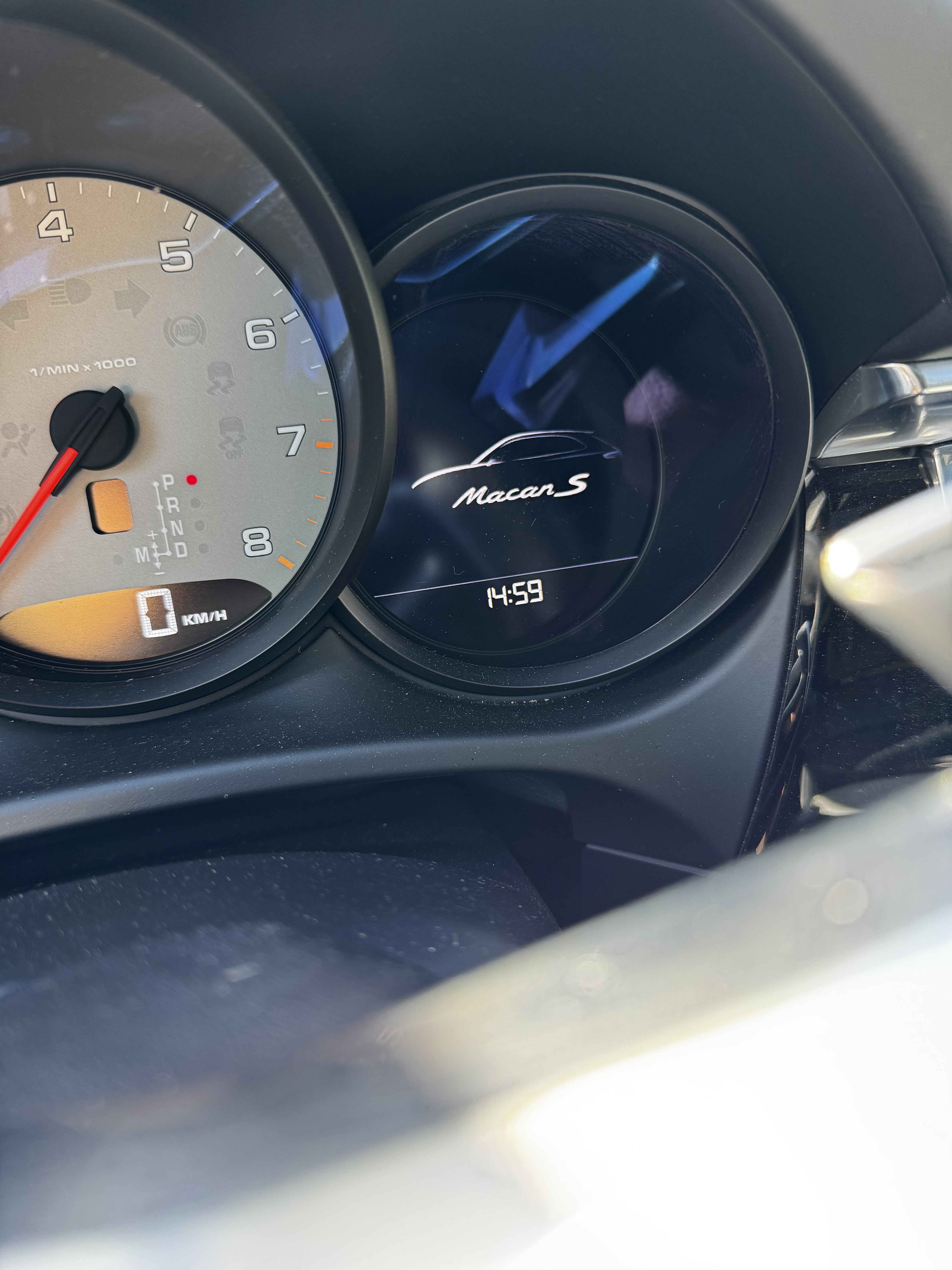 Sort Porsche Macan fra 2015