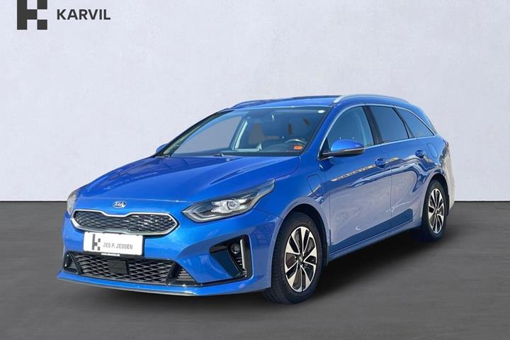 Blå Kia Ceed fra 2021