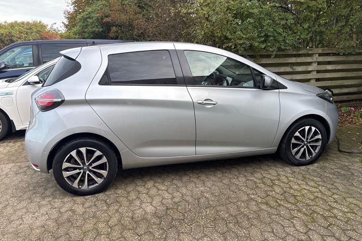 Sølv Renault Zoe fra 2019