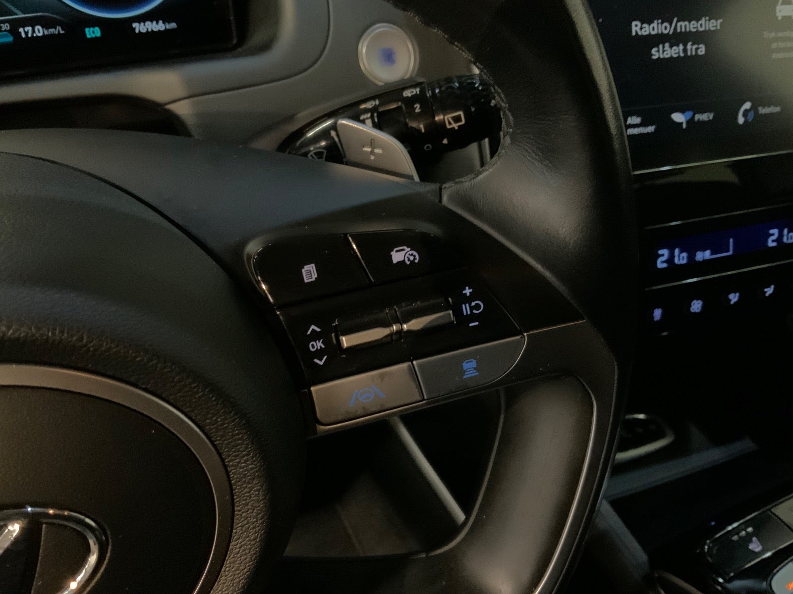 Grå Hyundai Tucson fra 2022