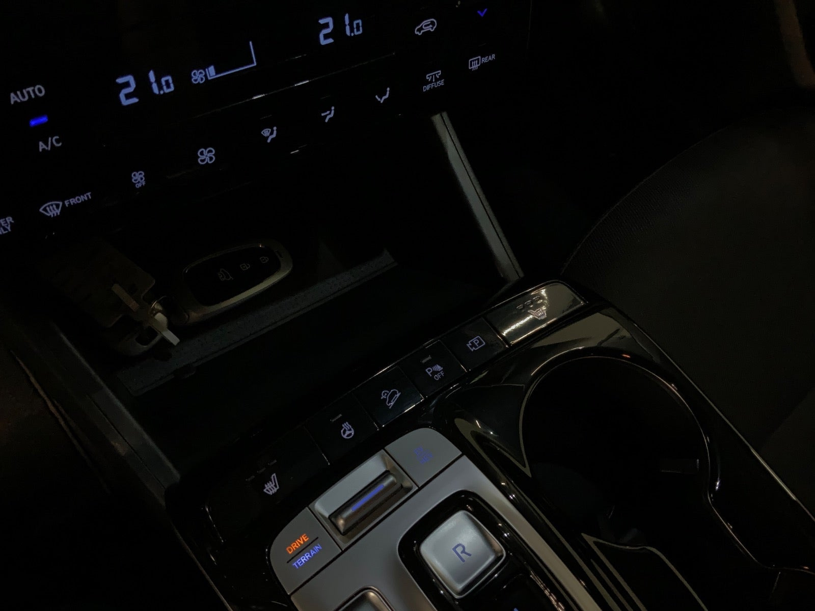 Grå Hyundai Tucson fra 2022