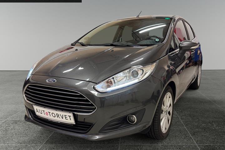 Grå Ford Fiesta fra 2016
