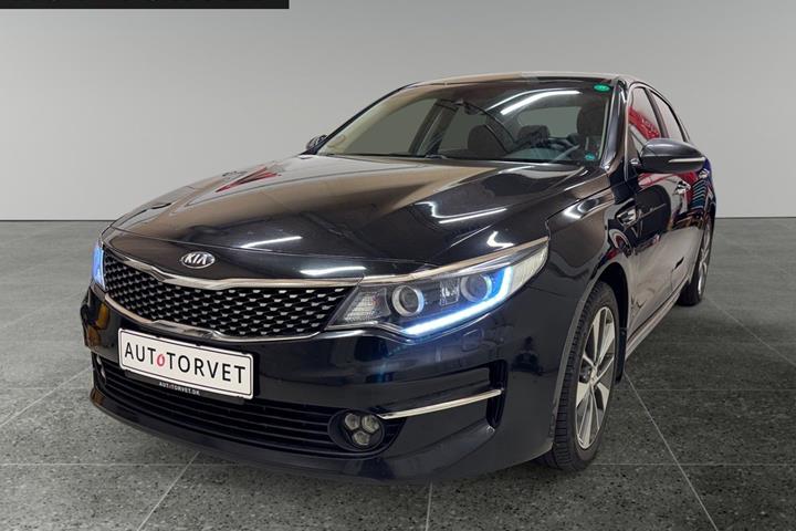 Sort Kia Optima fra 2016 set udefra