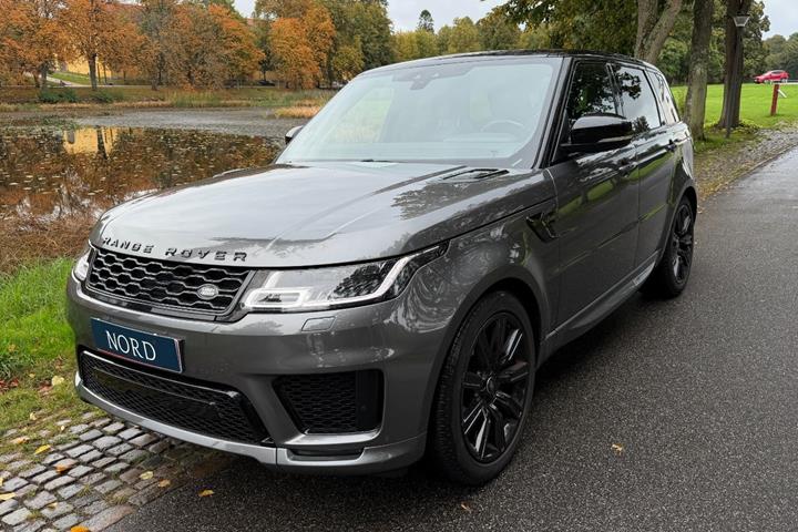Grøn Land Rover Range Rover sport fra 2018
