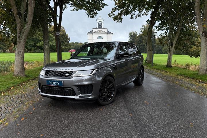 Grøn Land Rover Range Rover sport fra 2018