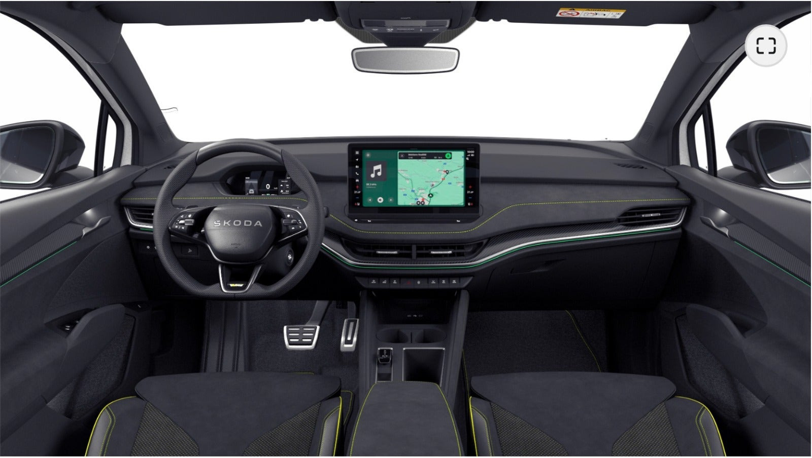 Grå Skoda Enyaq fra 2027