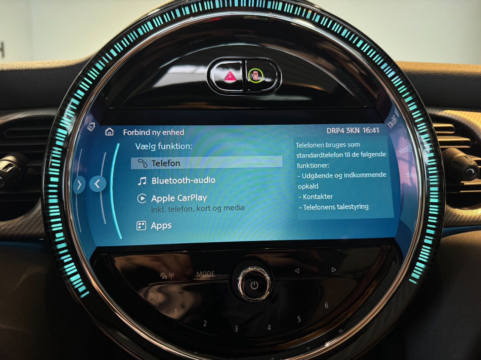 Sort Mini Cooper SE fra 2023
