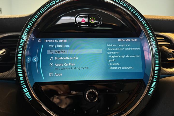 Sort Mini Cooper SE fra 2023