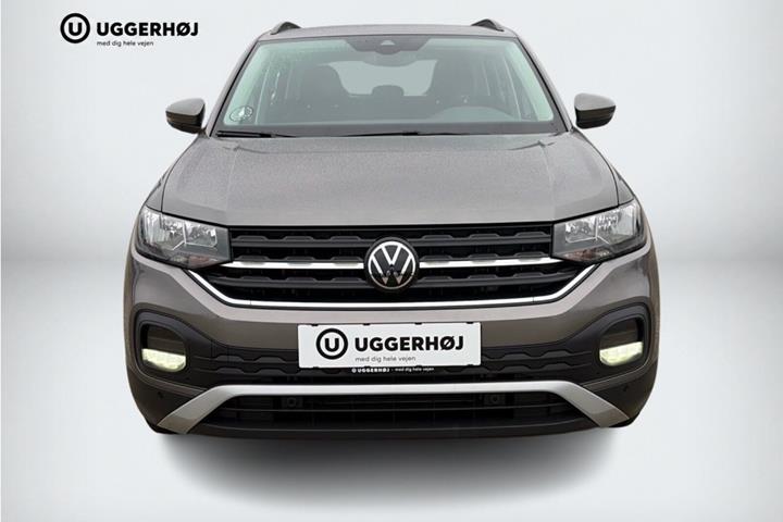 Grå VW T-Cross fra 2020