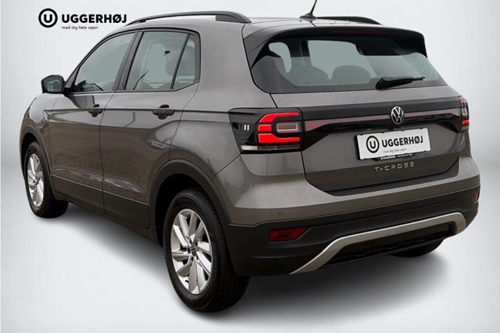 Grå VW T-Cross fra 2020