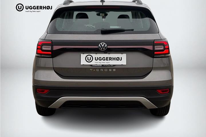 Grå VW T-Cross fra 2020