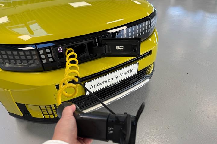 Gul Fiat Grande Panda fra 2025