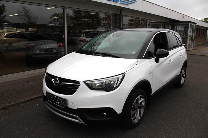 Hvid Opel Crossland X fra 2018