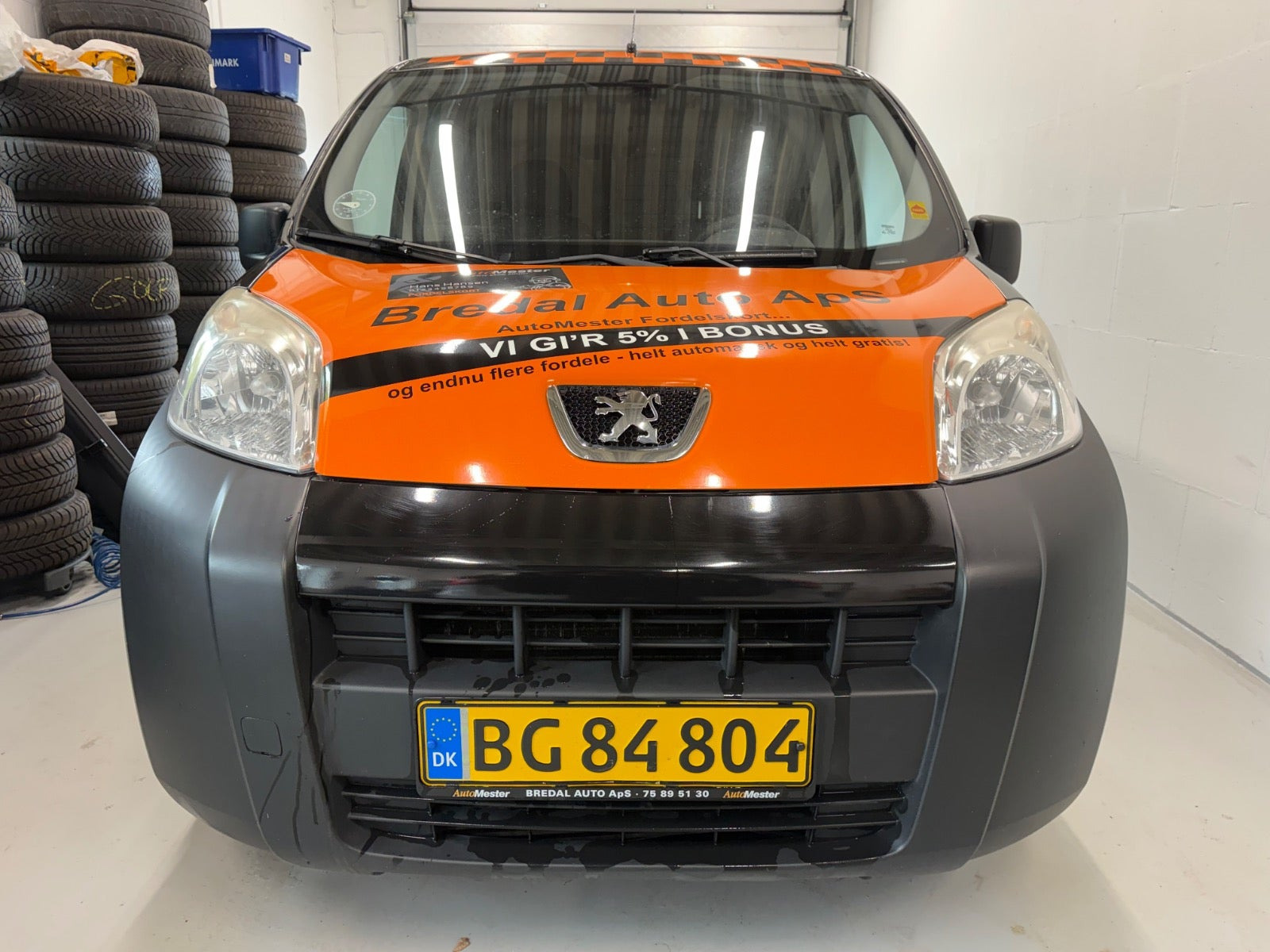 Hvid Peugeot Bipper fra 2017