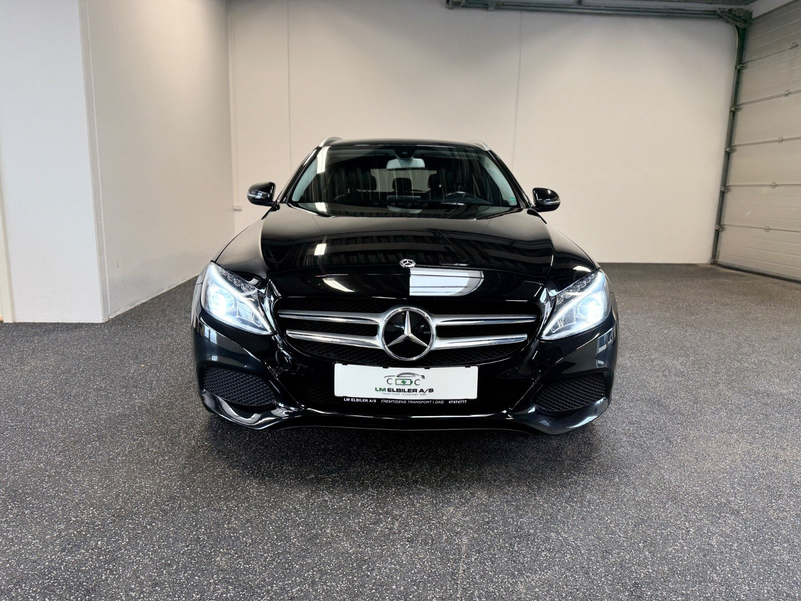 Sort Mercedes C220 d fra 2017