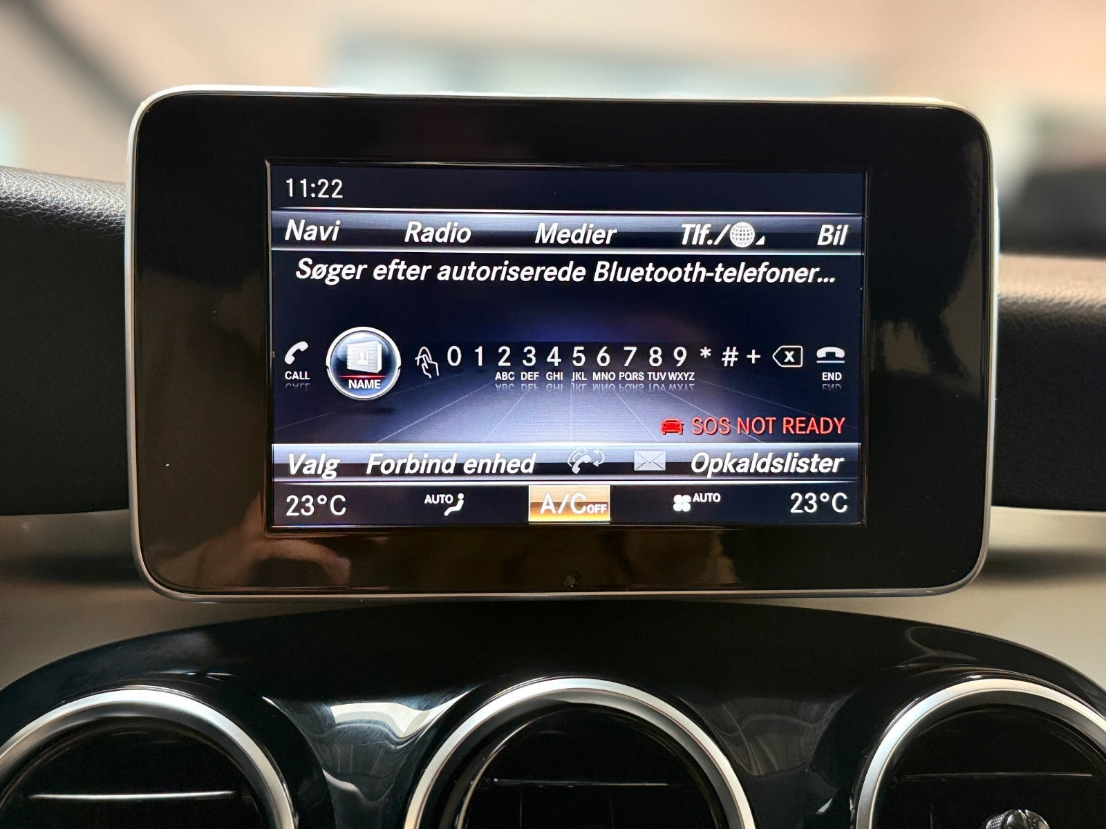 Sort Mercedes C220 d fra 2017