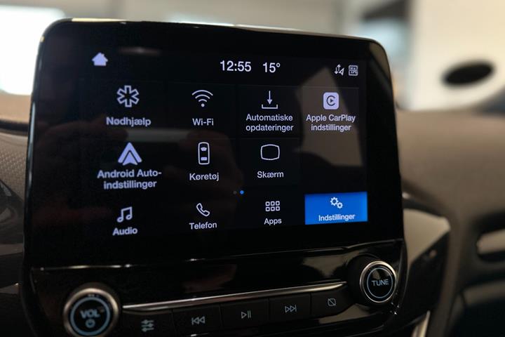 Hvid Ford Fiesta fra 2021
