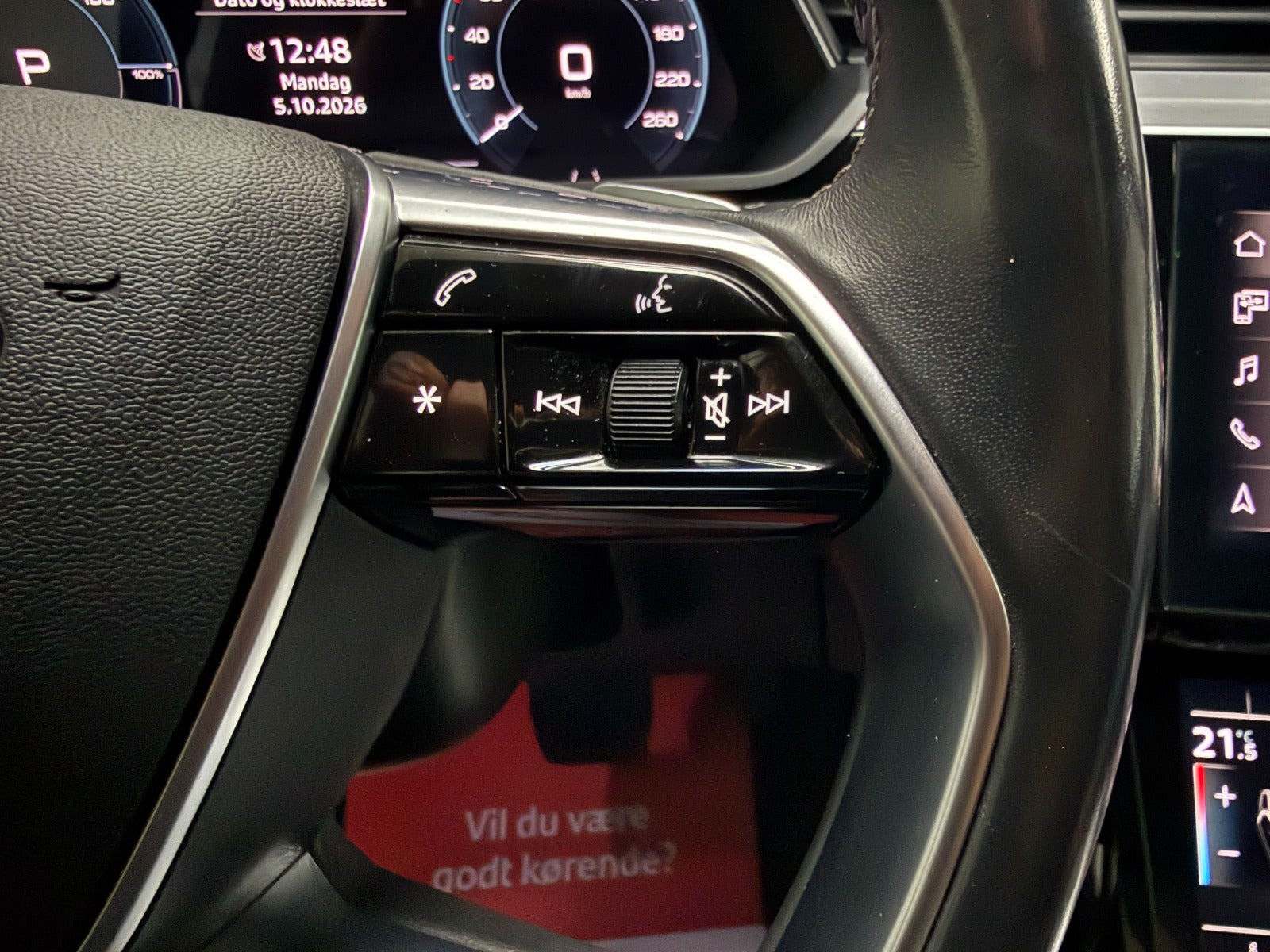 Sort Audi e-tron fra 2021