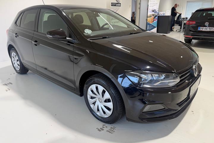 Sort VW Polo fra 2020