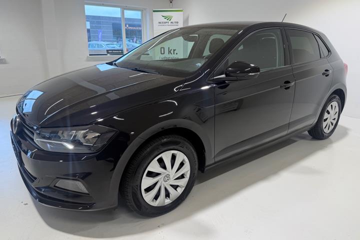 Sort VW Polo fra 2020
