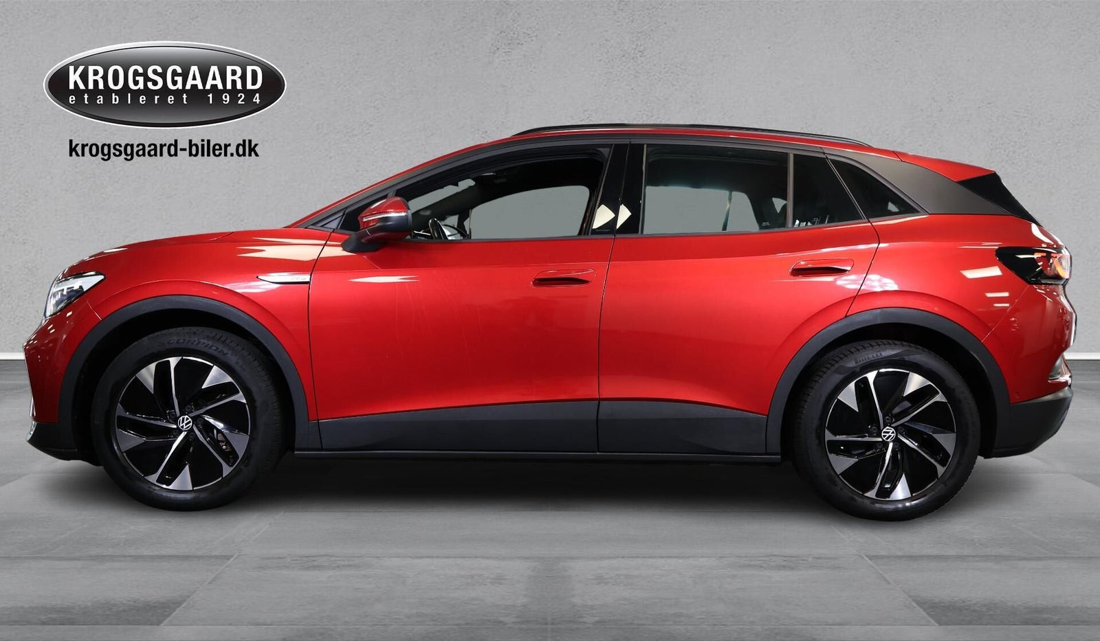 Rød VW ID.4 fra 2023