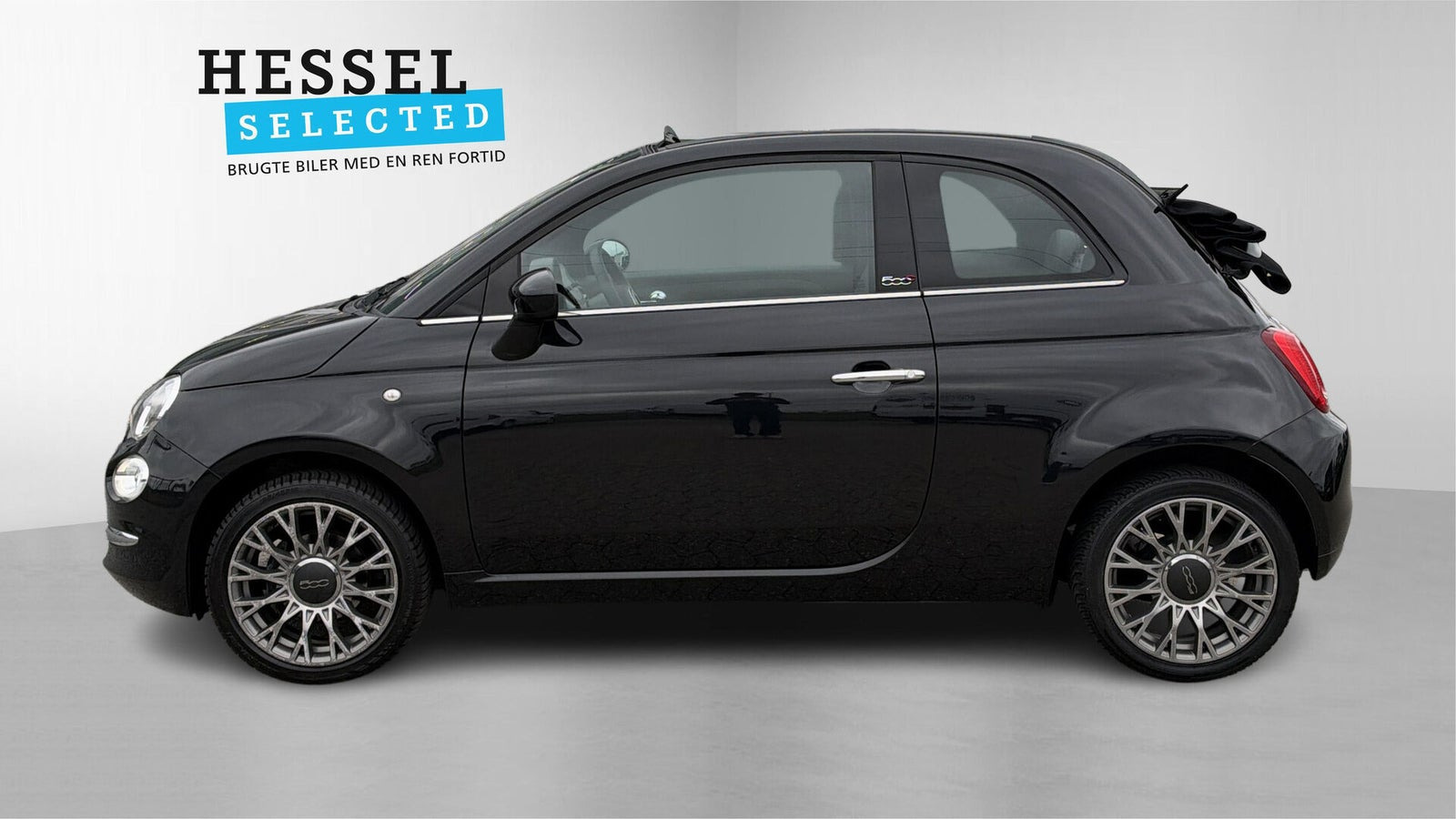 Sort Fiat 500C fra 2020