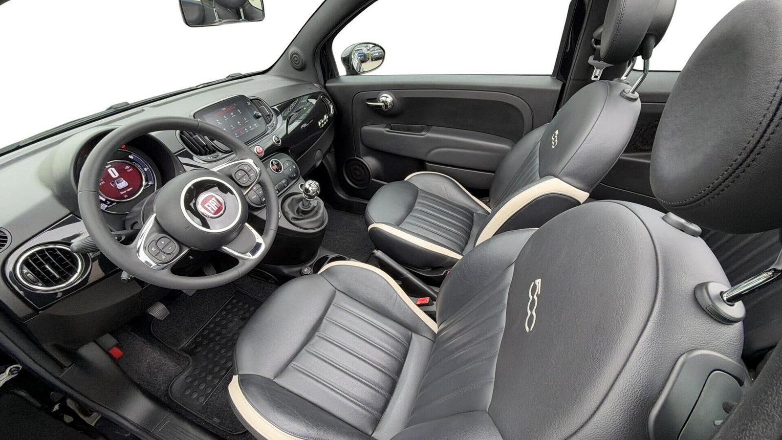 Sort Fiat 500C fra 2020