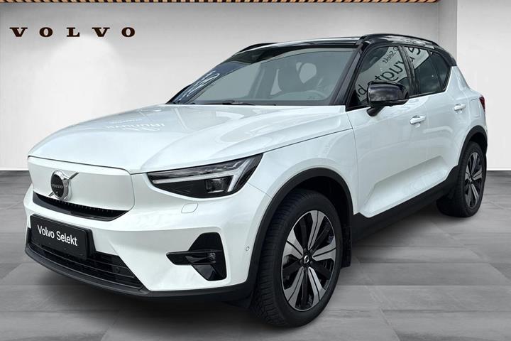 Hvid Volvo EX40 fra 2026