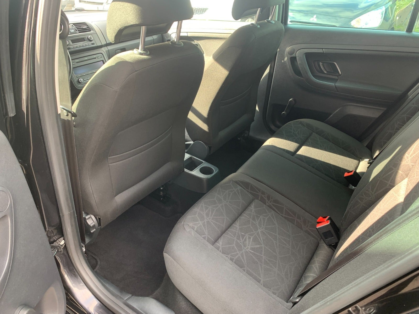 Sort Skoda Fabia fra 2011