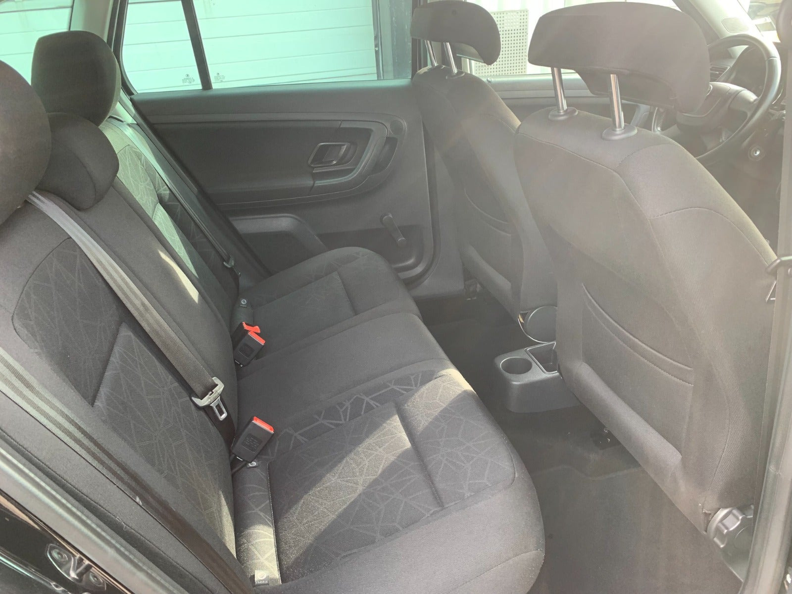 Sort Skoda Fabia fra 2011