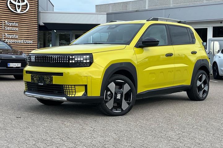 Gul Fiat Grande Panda fra 2025