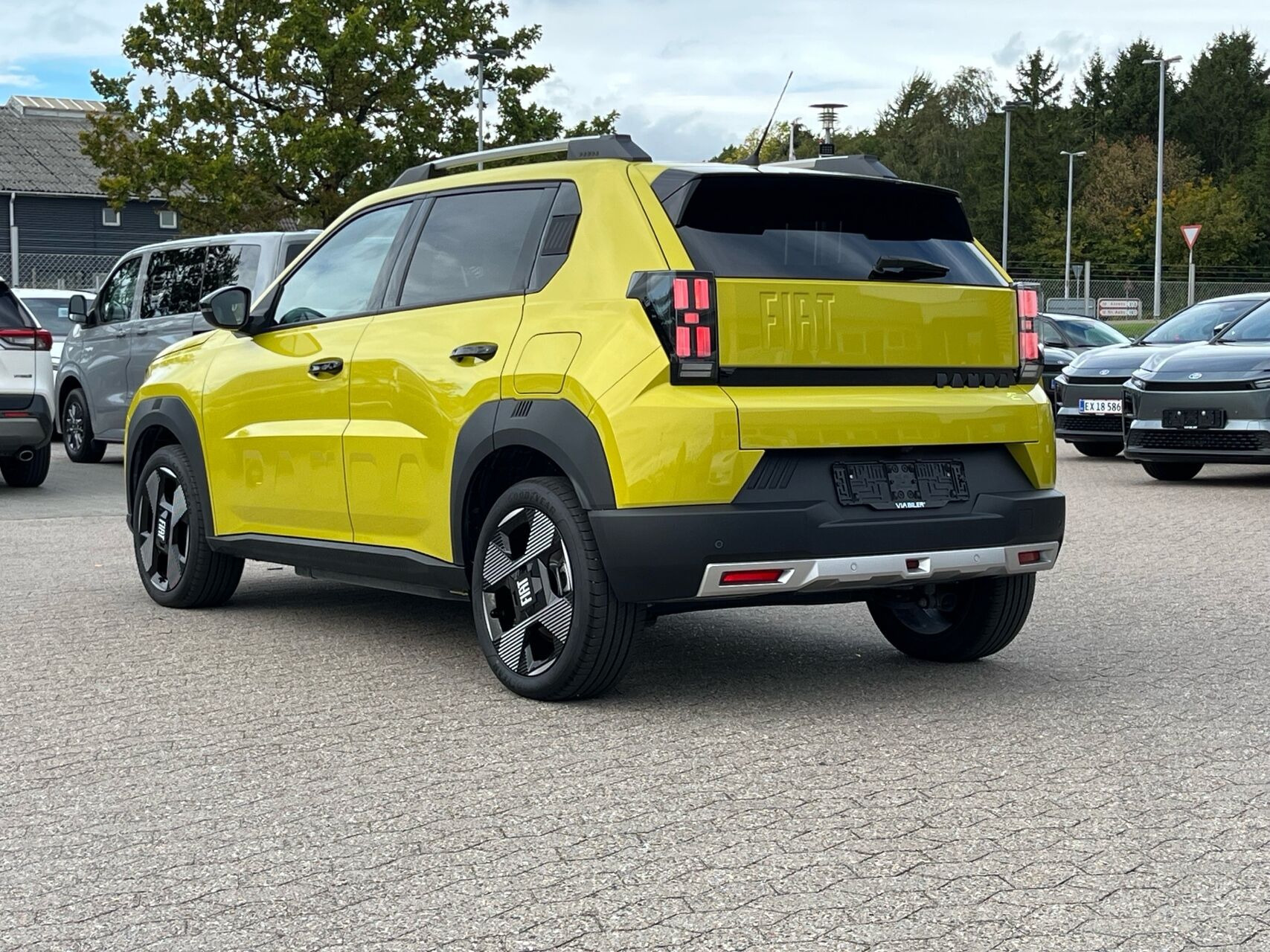 Gul Fiat Grande Panda fra 2025