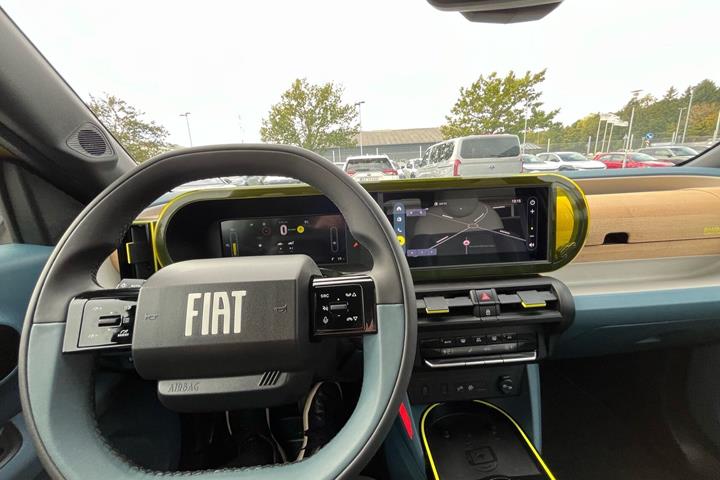Gul Fiat Grande Panda fra 2025