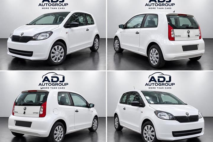 Hvid Skoda Citigo fra 2013