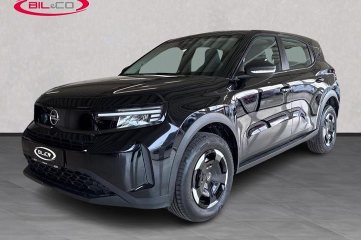 Sort Opel Frontera fra 2025 set udefra