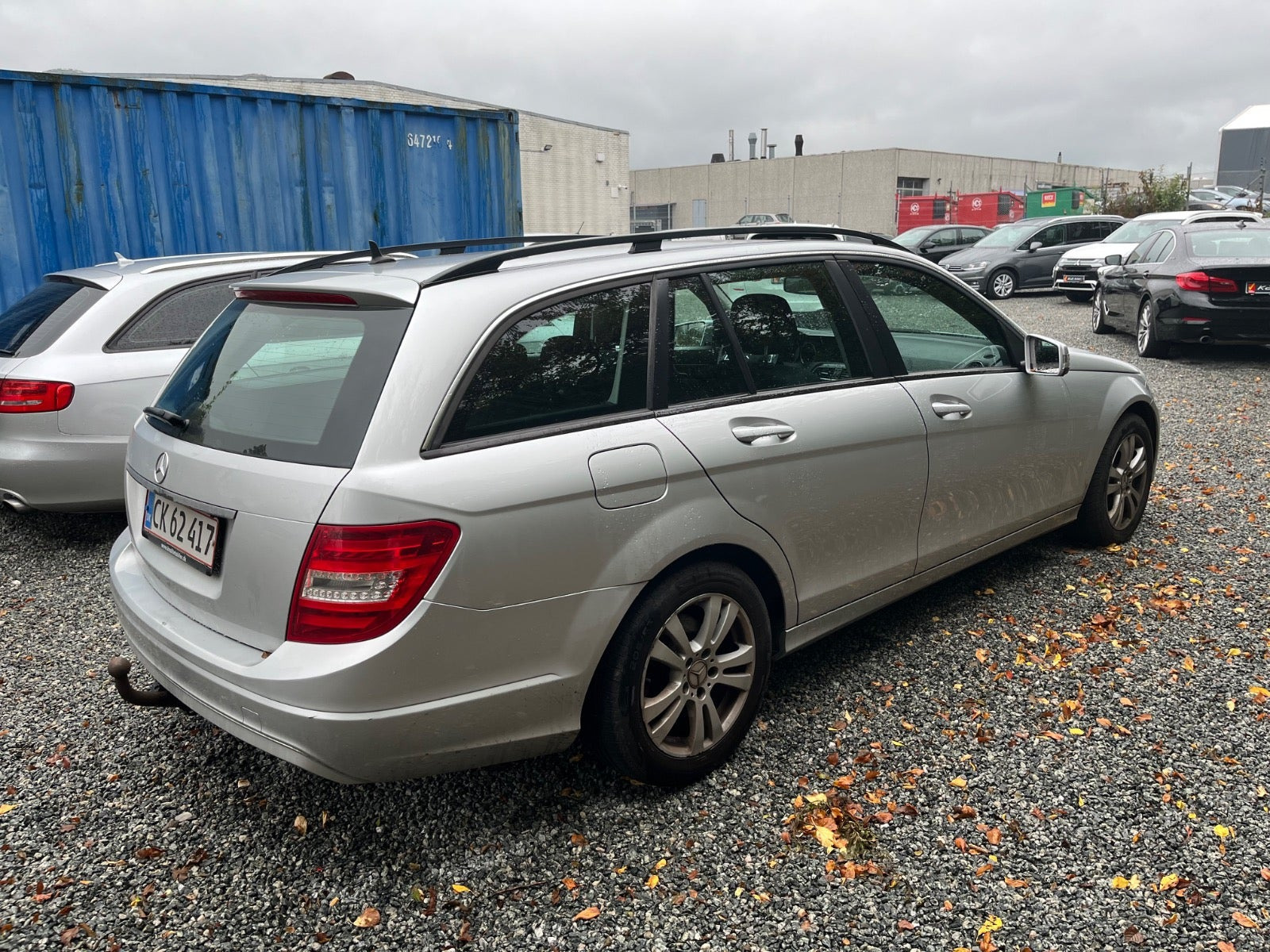 Sølv Mercedes C180 fra 2014