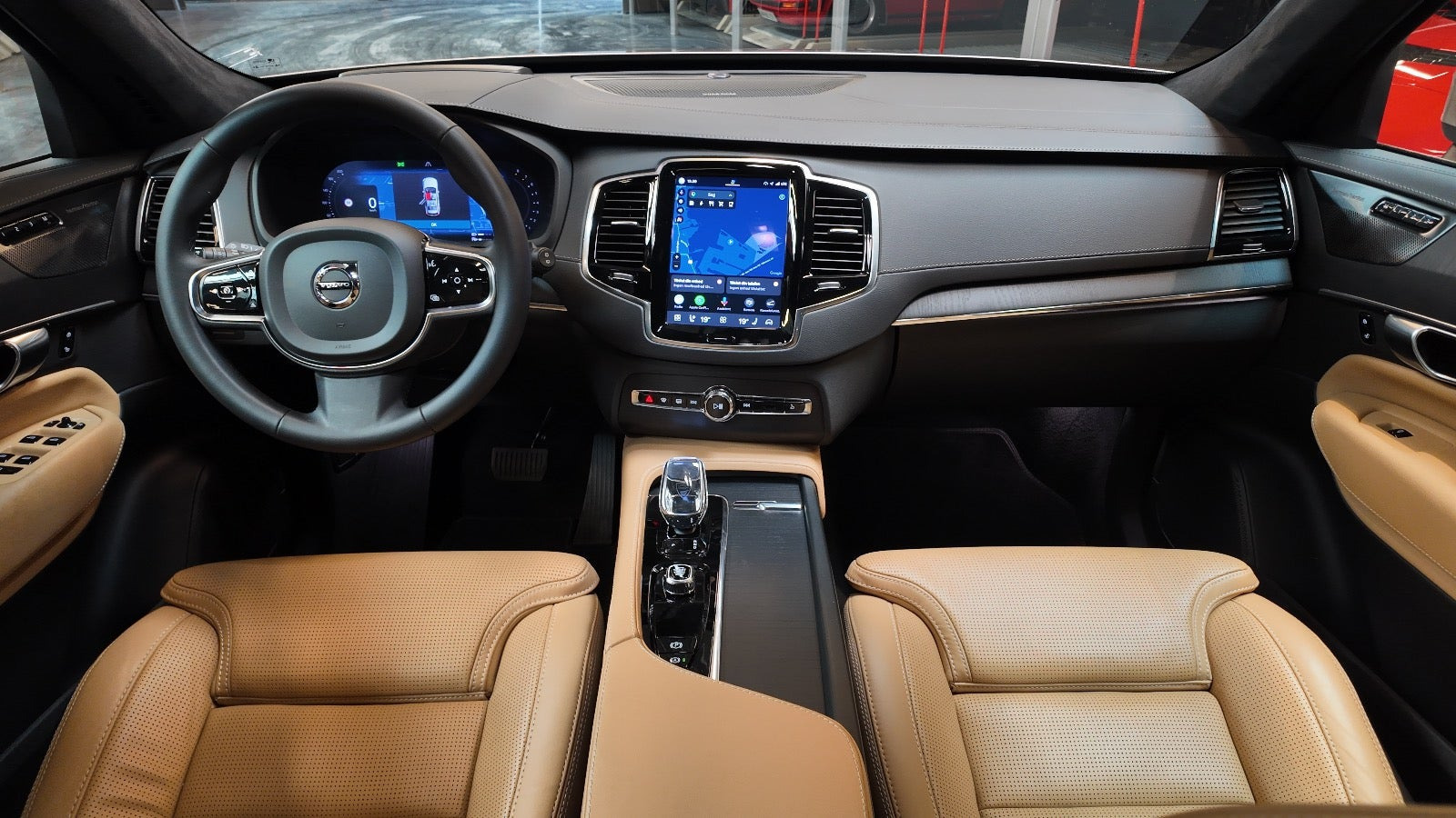 Gul Volvo XC90 fra 2023