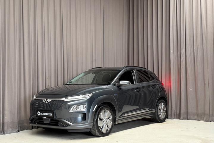 Grå Hyundai Kona fra 2020