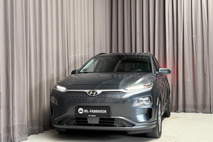 Grå Hyundai Kona fra 2020