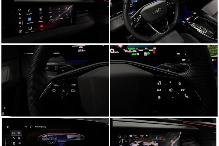 Grå Audi Q6 e-tron fra 2024