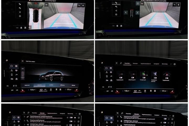 Grå Audi Q6 e-tron fra 2024