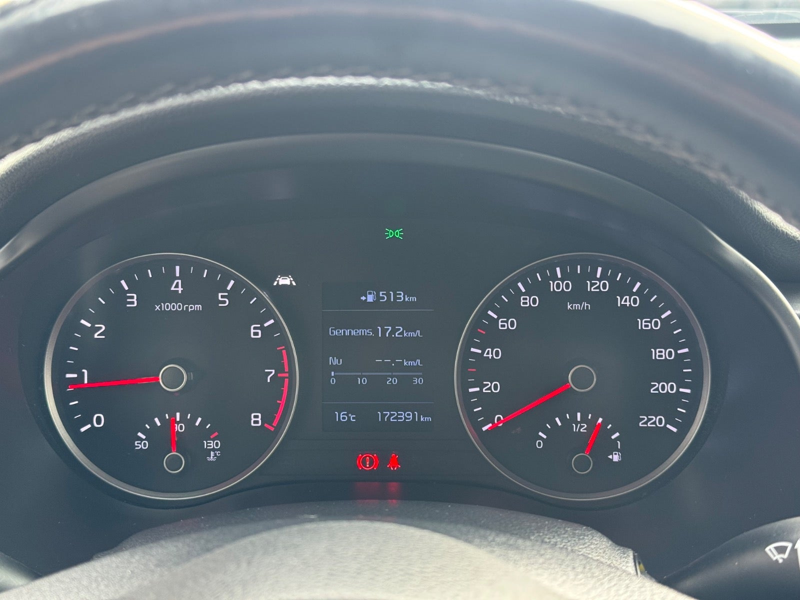 Sort Kia Rio fra 2019