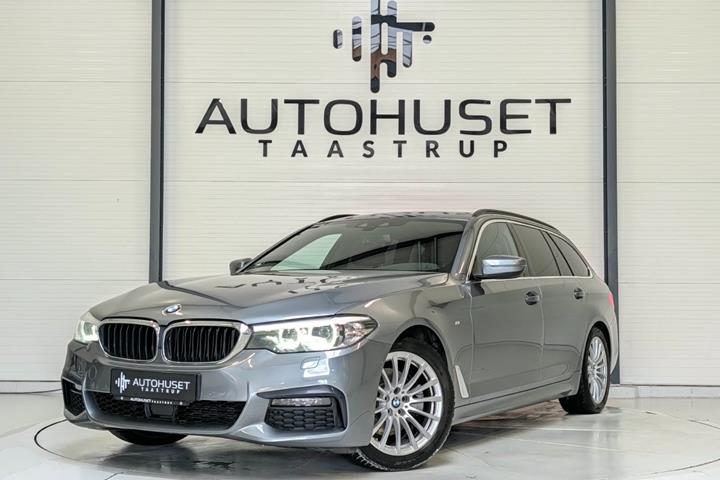 Grå BMW 520d fra 2020