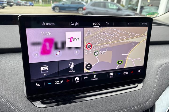 Sort Skoda Enyaq fra 2023