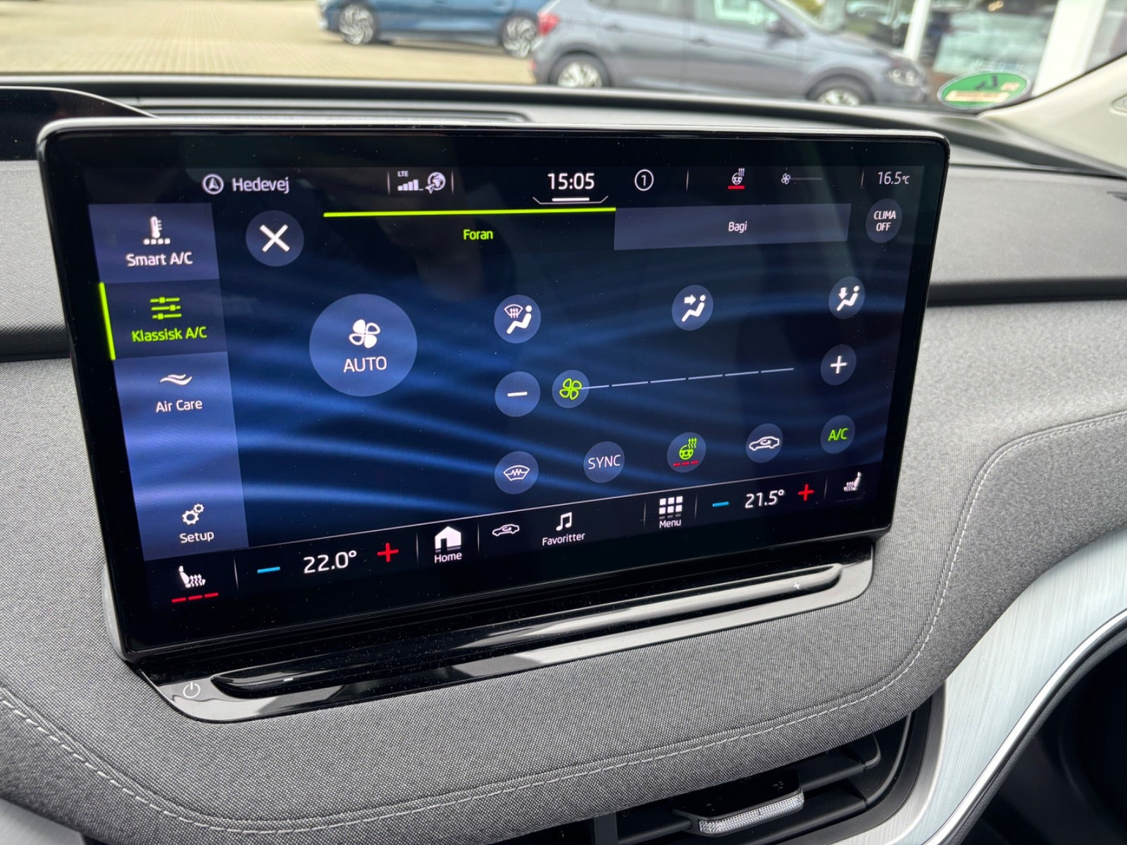 Sort Skoda Enyaq fra 2023